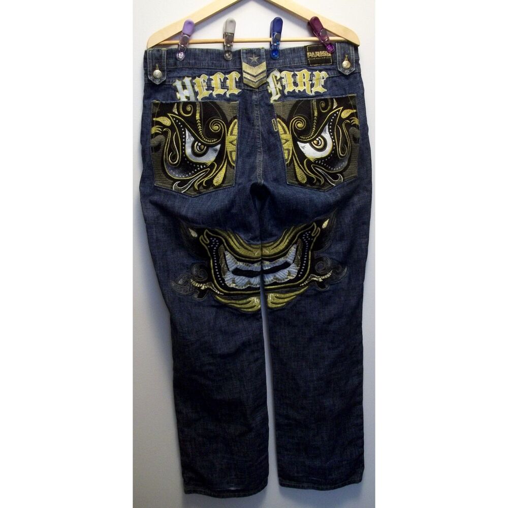 Parish Jeans - Embroidered - Size 38 - Great Condition